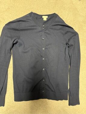 J. Crew Navy Caryn Cardigan